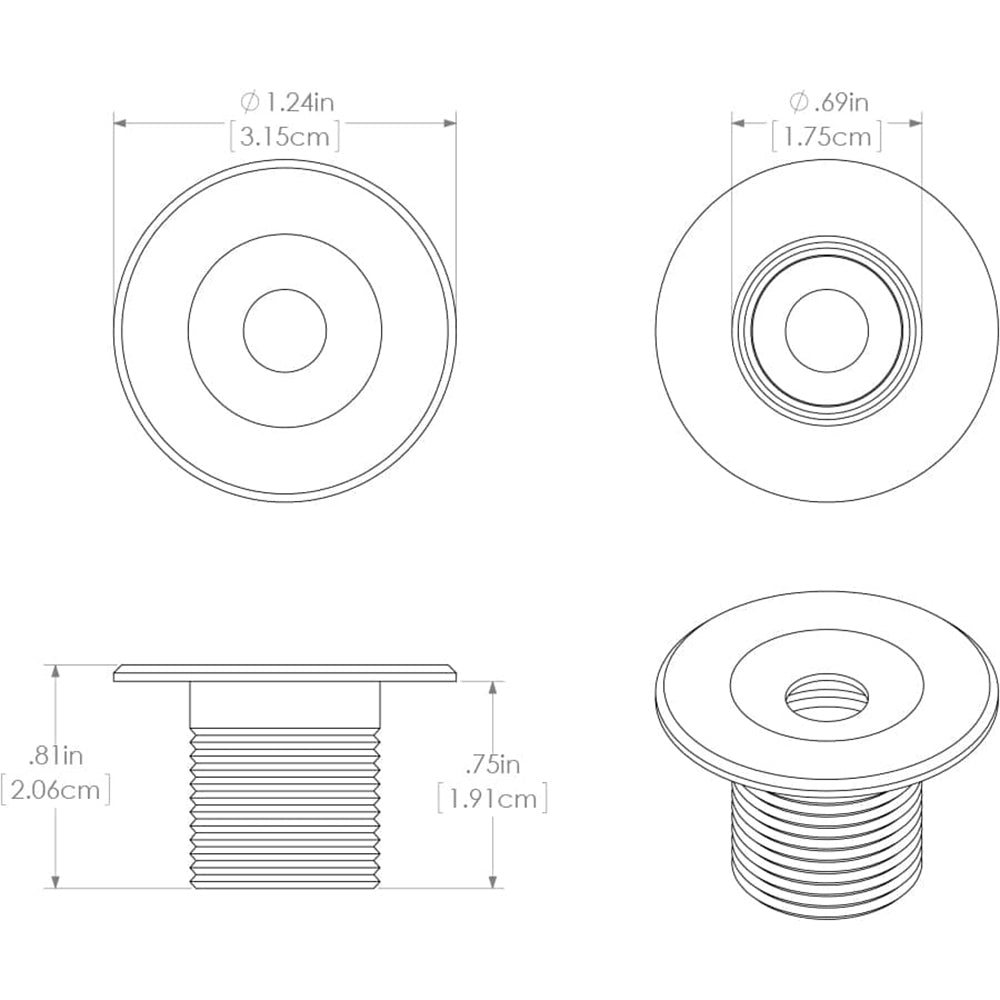 Lumitec Echo Courtesy Light - White Housing - Red Light [112225]