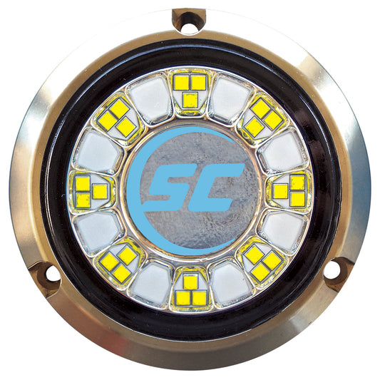 Shadow-Caster SCR-24 Bronze Underwater Light - 24 LEDs - Bimini Blue [SCR-24-BB-BZ-10]