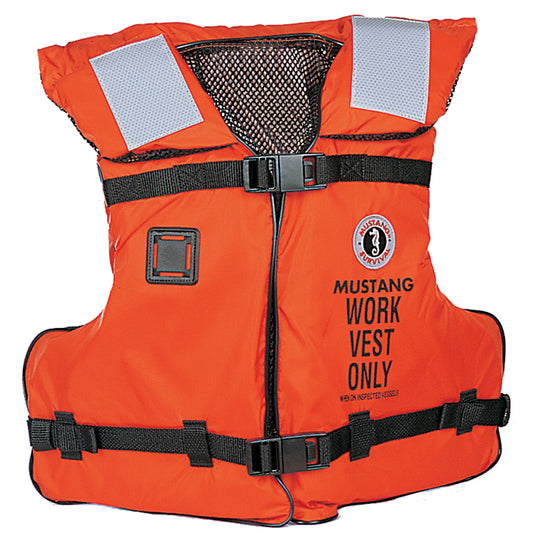 Mustang Type III/V Work Vest - Orange - Adult Universal [MV3192-2-0-16]